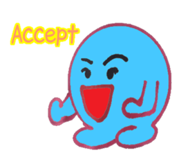 Yurutto O-chan. (English version) sticker #8048718