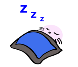 Pink round cat sticker #8048759