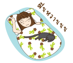 chill girl sticker #8049126