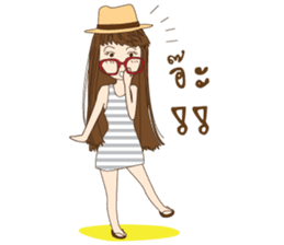 chill girl sticker #8049128