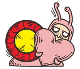 Comedy snail sticker #8049419