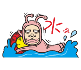 Comedy snail sticker #8049425