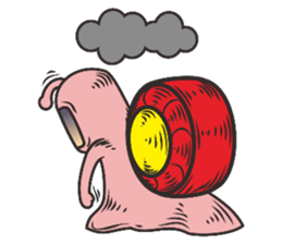 Comedy snail sticker #8049438