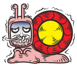 Comedy snail sticker #8049440