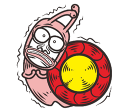 Comedy snail sticker #8049441