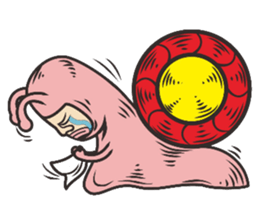 Comedy snail sticker #8049447