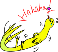 small little lizard sticker #8049577