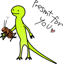 small little lizard sticker #8049584