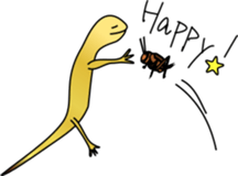 small little lizard sticker #8049585