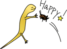 small little lizard sticker #8049585