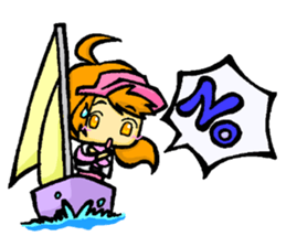 Meri,Beginner of sailing sticker #8049815