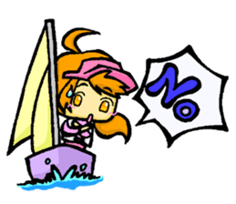 Meri,Beginner of sailing sticker #8049815