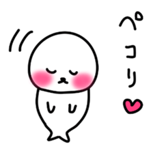 Yuruyaka Azarashi-san sticker #8050103