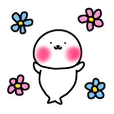 Yuruyaka Azarashi-san sticker #8050115