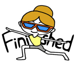 I love yoga "Itchan" Eg.Ver sticker #8050217
