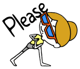 I love yoga "Itchan" Eg.Ver sticker #8050221