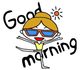 I love yoga "Itchan" Eg.Ver sticker #8050224