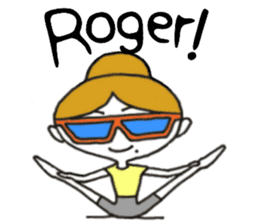 I love yoga "Itchan" Eg.Ver sticker #8050228