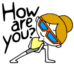 I love yoga "Itchan" Eg.Ver sticker #8050232