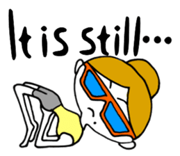 I love yoga "Itchan" Eg.Ver sticker #8050233