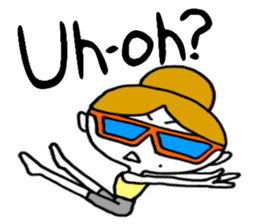 I love yoga "Itchan" Eg.Ver sticker #8050240