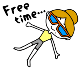 I love yoga "Itchan" Eg.Ver sticker #8050244