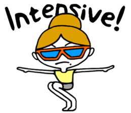 I love yoga "Itchan" Eg.Ver sticker #8050245