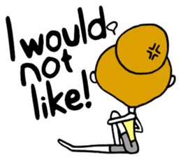 I love yoga "Itchan" Eg.Ver sticker #8050249