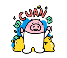 ATU - The Medan Pig sticker #8050565
