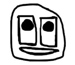 Face (There is no letter)2 sticker #8050893