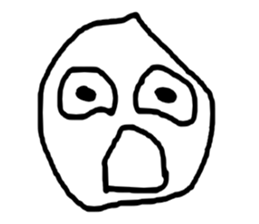 Face (There is no letter)2 sticker #8050894