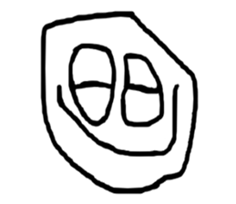 Face (There is no letter)2 sticker #8050897