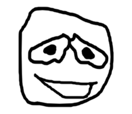 Face (There is no letter)2 sticker #8050898