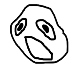 Face (There is no letter)2 sticker #8050900