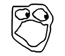 Face (There is no letter)2 sticker #8050901