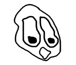 Face (There is no letter)2 sticker #8050903