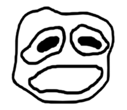 Face (There is no letter)2 sticker #8050906