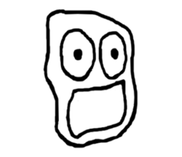 Face (There is no letter)2 sticker #8050910