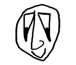 Face (There is no letter)2 sticker #8050918