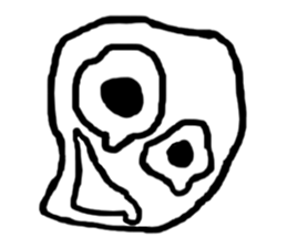 Face (There is no letter)2 sticker #8050923