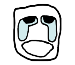 Face (There is no letter)2 sticker #8050929