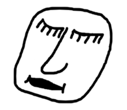 Face (There is no letter)2 sticker #8050931