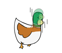 The Mallard Duck Sticker sticker #8051075