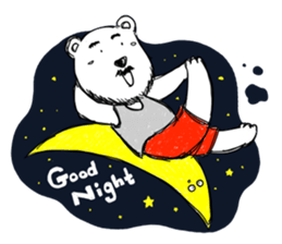 Hey!Beard Bear! sticker #8051468