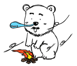 Hey!Beard Bear! sticker #8051472