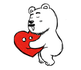 Hey!Beard Bear! sticker #8051479