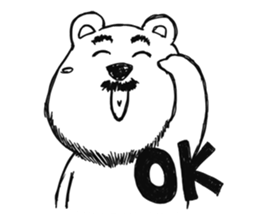 Hey!Beard Bear! sticker #8051485