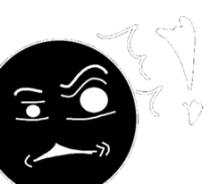 Black and White people sticker #8051846