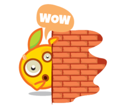 Zombie Orange sticker #8052702