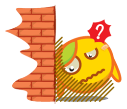 Zombie Orange sticker #8052716